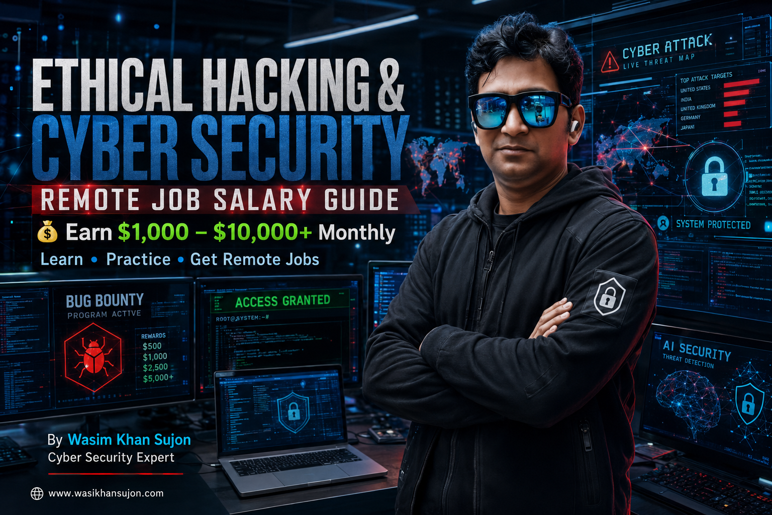 How Much Can You Earn in Ethical Hacking and Cyber Security Remote Jobs?